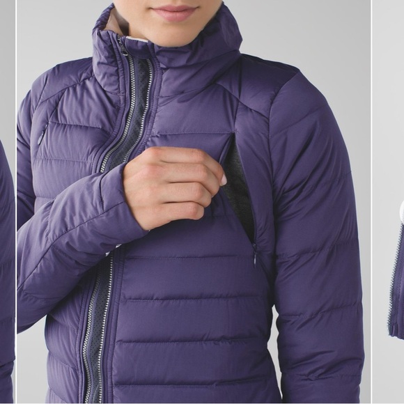 Lululemon Fluffed Up Jacket | Nightfall | Size 6 - Picture 3 of 9